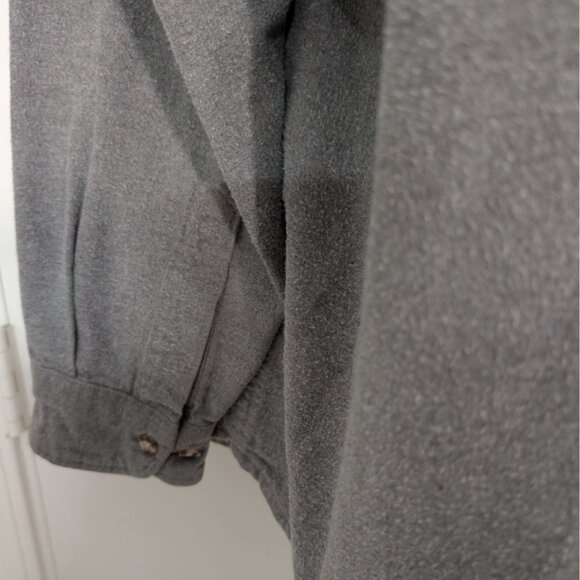 Vintage Five Brother Flannel Tallman Shirt Mens Size 2XL Gray Button Front - Picture 6 of 9